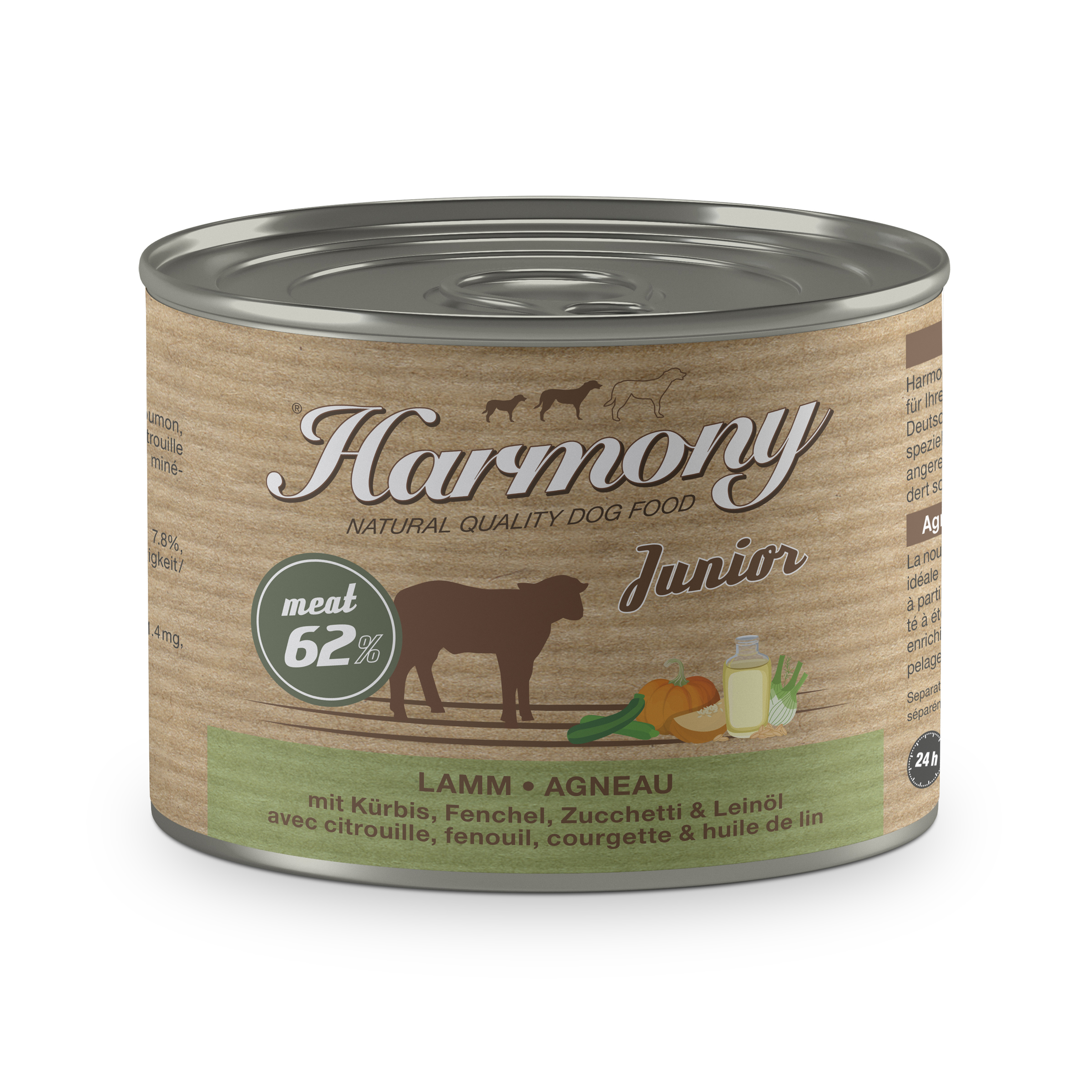 Harmony Dog Natural Nassfutter Junior Lamm mit Kürbis