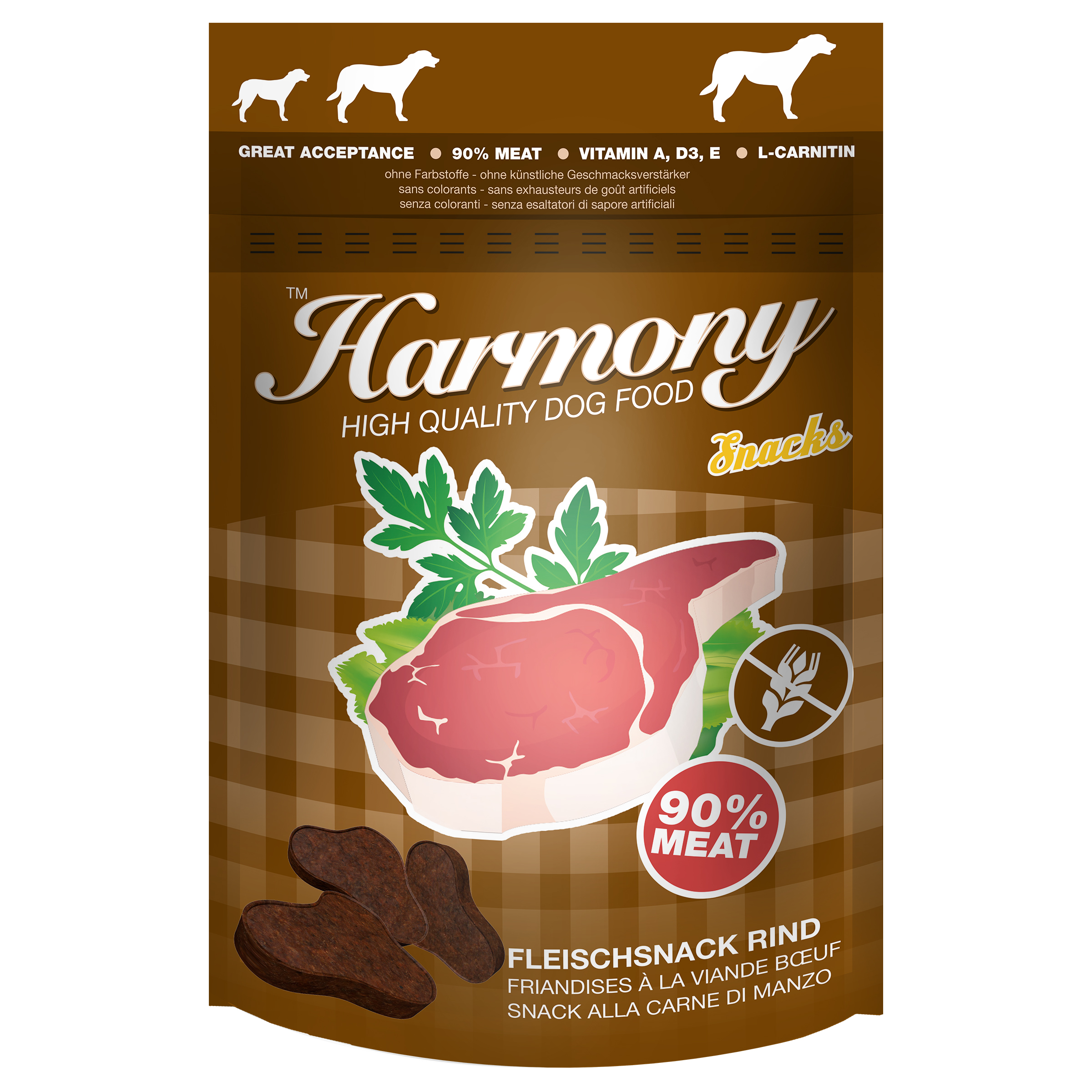 Harmony Dog Snacks Fleischsnack Rind 60g