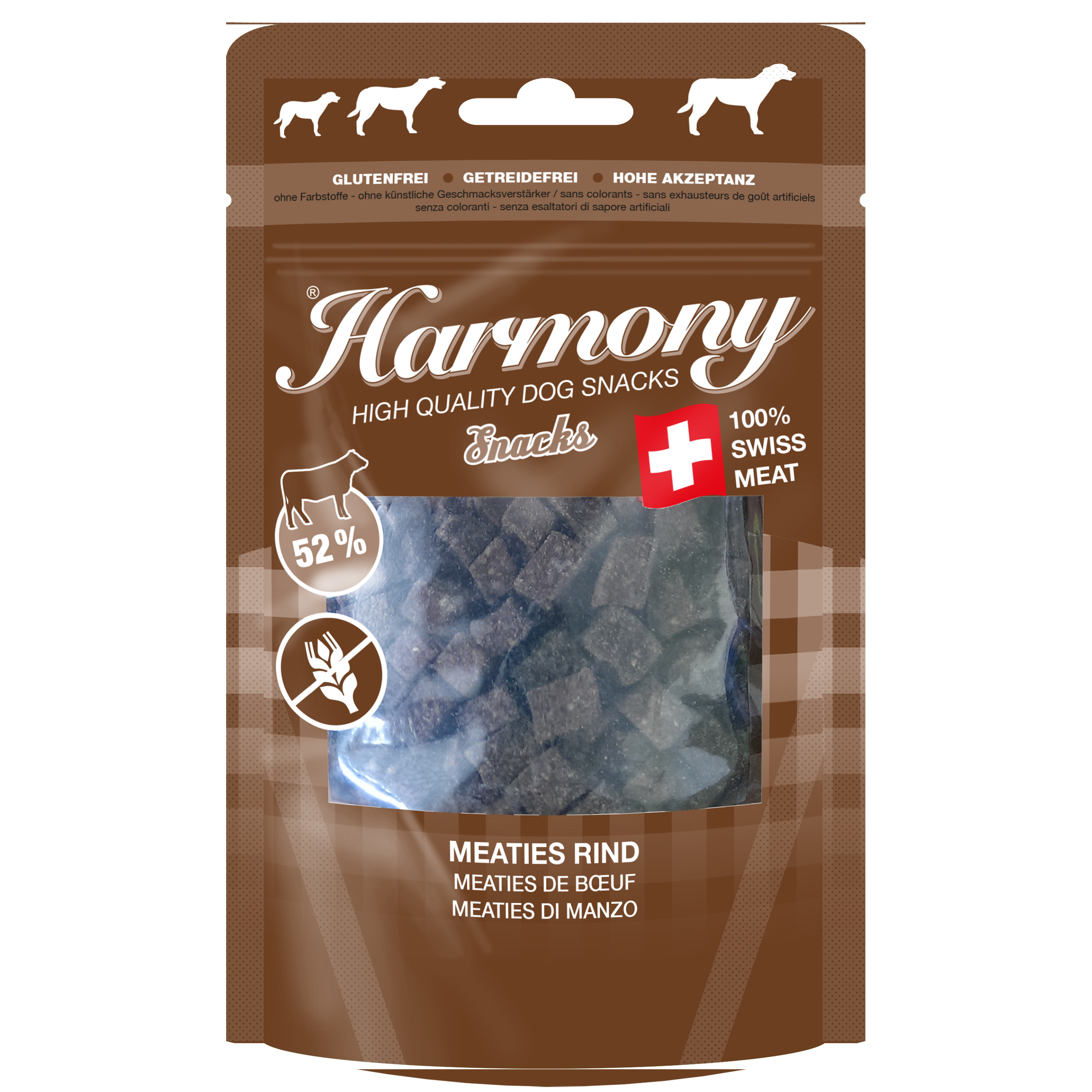 Harmony Dog Snacks Meaties Rind 100g