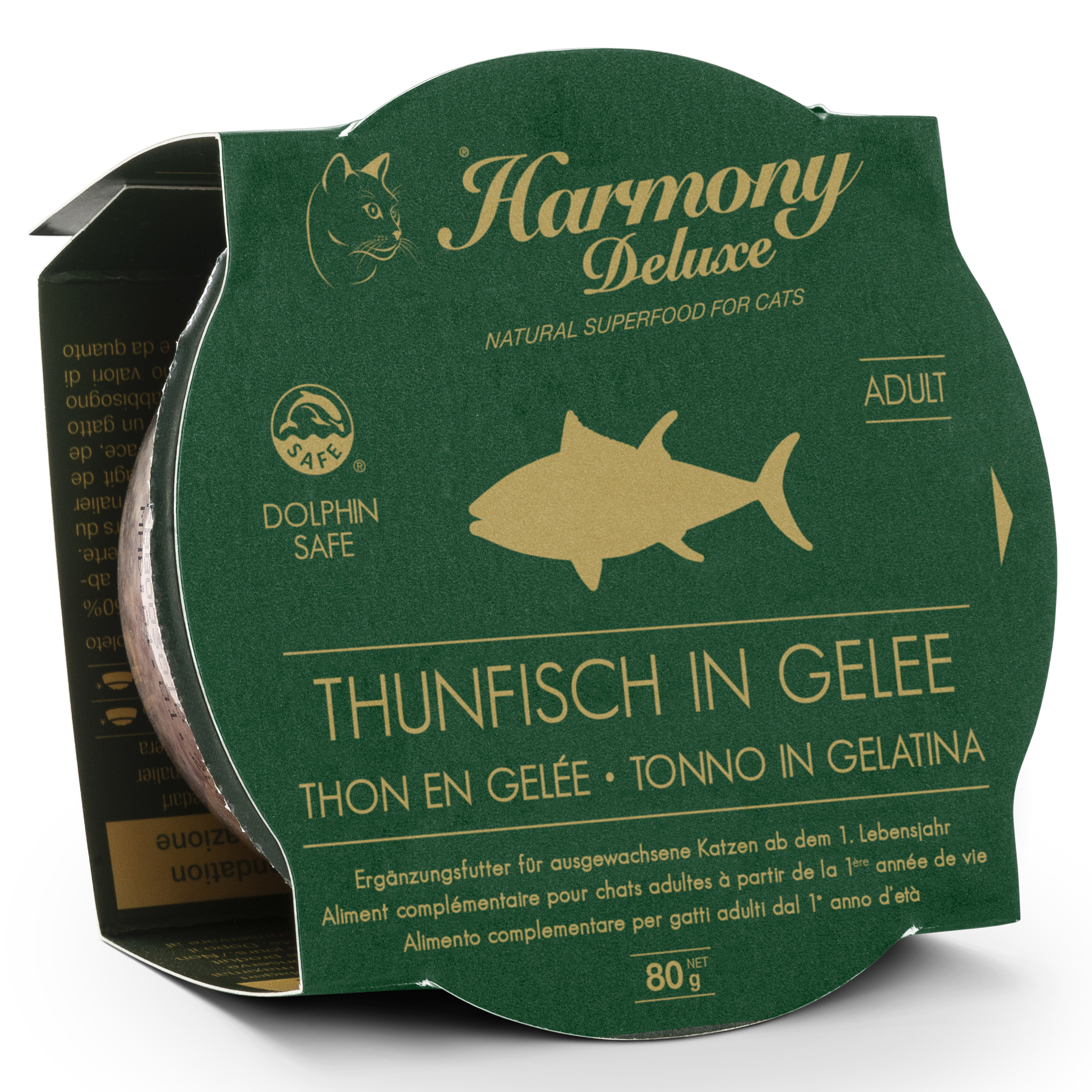 Harmony Cat Deluxe Cup Adult Thunfisch in Gelee Katzenfutter