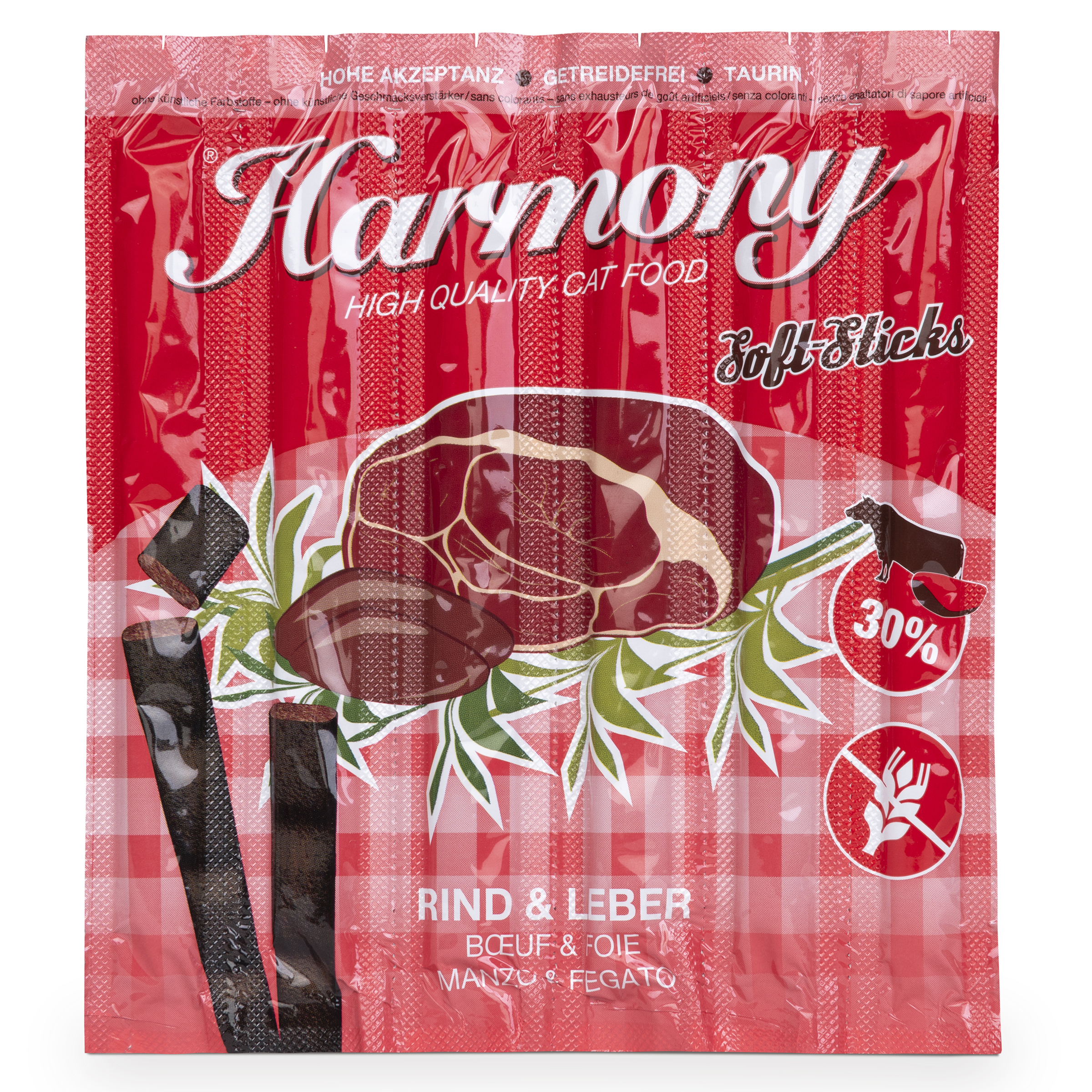 Harmony Cat Soft Sticks Rind & Leber 6x5g