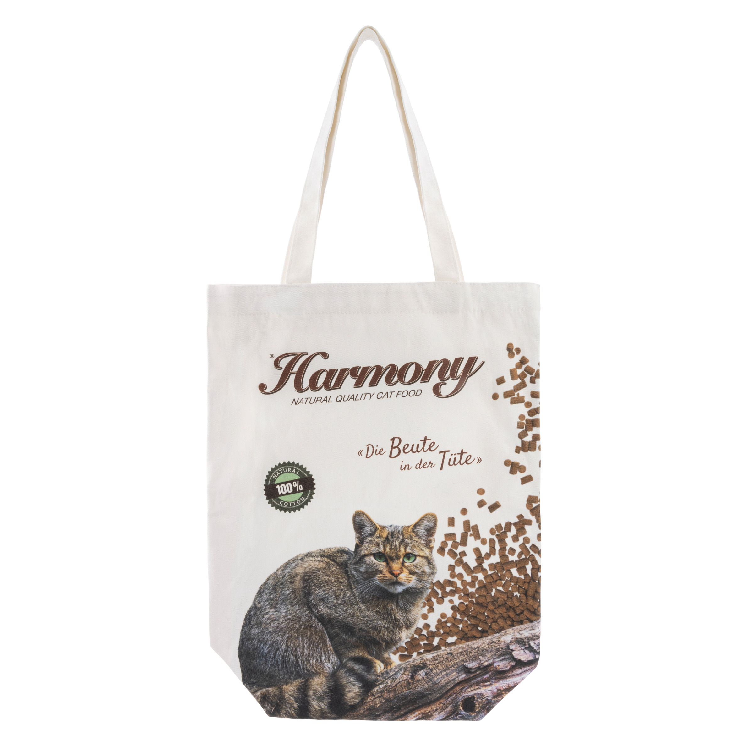 Harmony Cat Natural Baumwolltasche